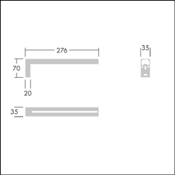 VOYAGER STYLE 115 MS90° - Mounting bracket image 2