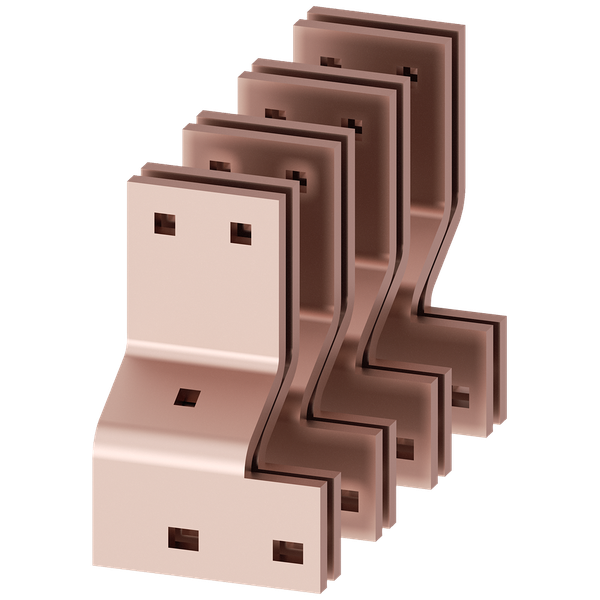 Connection lugs distribution busbar up to 4x50x10 mm system: non-cascaded, main busbar: front, position: left bottom, right top, D: 600, 800 mm W: image 1