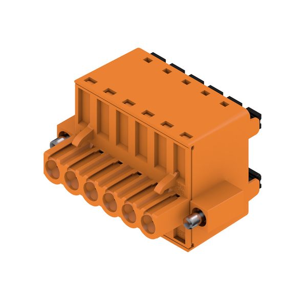 PCB plug-in connector, female plug, 5.08 mm, Number of poles: 6, 180°, PUSH IN with actuator, Clamping range, max. : 3.31 mm², Box image 1