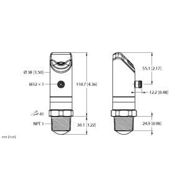 Radar Sensor Level Control   LRS510-10-57-2UPN8-H1141 image 1