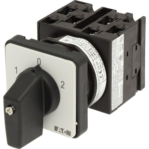 T0-3-8212/E Changeoverswitches, T0, 20 A, flush mounting, 3 contact unit(s), Contacts: 6, 60 °, maintained, With 0 (Off) position, 1-0-2, Design number 8212 image 10
