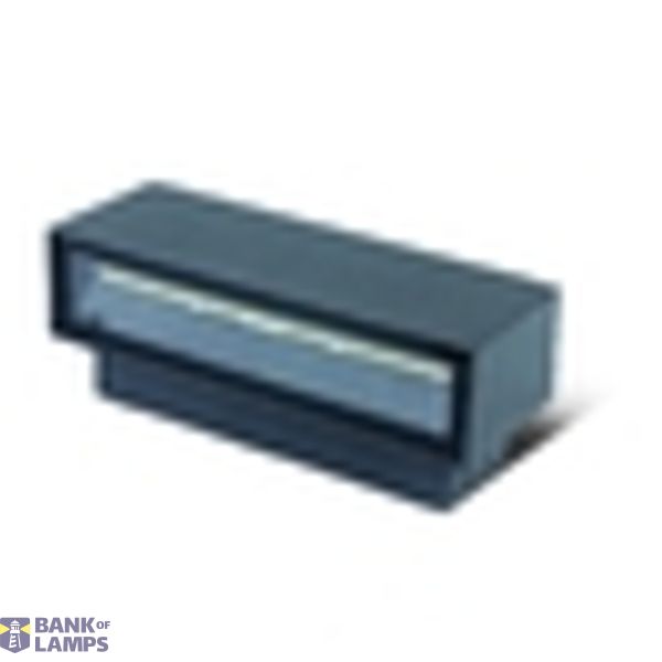 ANTHRACITE WALL LIGHT 2x6W WW IP54 230V image 3