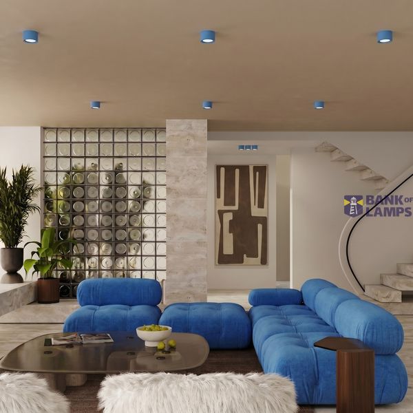 Ceiling lamp MODO 1 azure Gx53 image 7