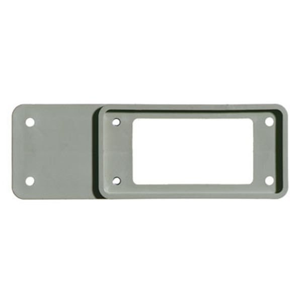 Heavy-duty connectors, Accessories, Adapter plate, Size: 8, Plastic, orange, 4 image 1