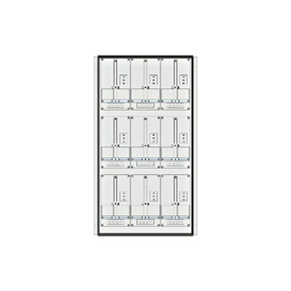 Meter box insert 3-rows, 9 meter boards / 27 Modul heights image 1