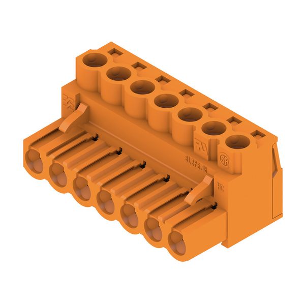 PCB plug-in connector, female plug, 5.08 mm, Number of poles: 7, 180°, Clamping yoke connection, Clamping range, max. : 4 mm², Box image 2