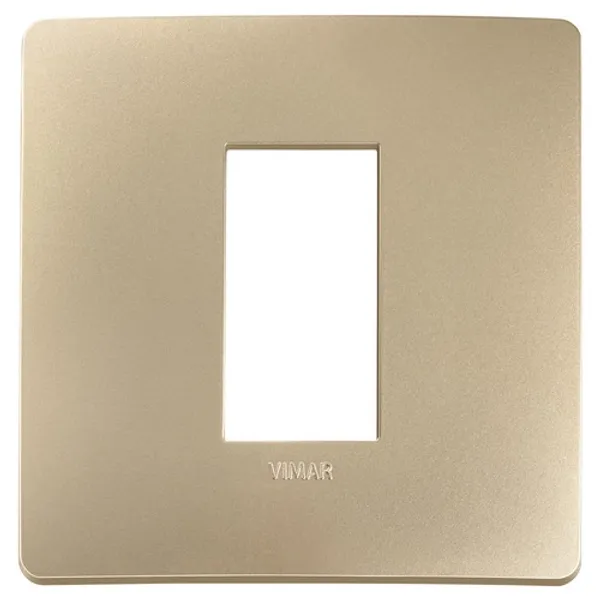 Plana Up 1M cover plate, champagne image 1