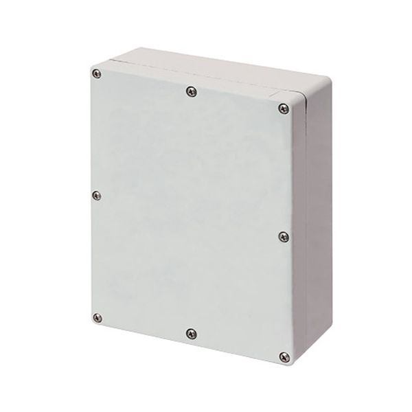 Aluminium push-button enclosure M4 170x205x70, undrilled, with cable entry image 1