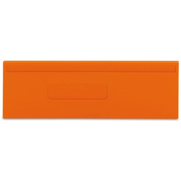 Separator plate 2 mm thick oversized orange image 1
