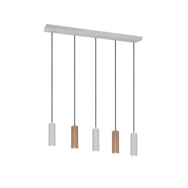 Soka pendant 5-pc GU10 coffee/warm grey image 1