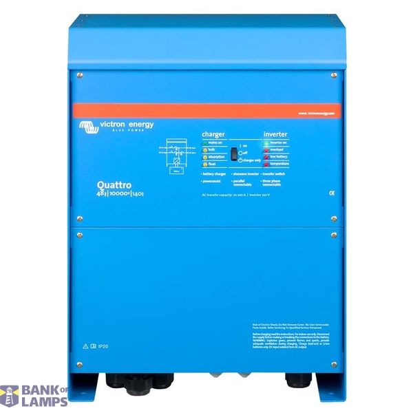 Victron Energy Power inverter / charger Quattro 48/10000/140-100/100 230V VE.Bus image 1