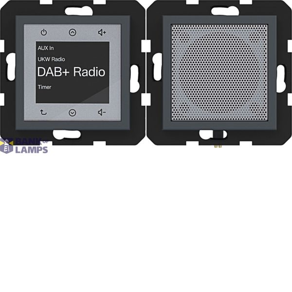 Radio touch DAB+ with speaker, A.x/C.x, anthracite image 1