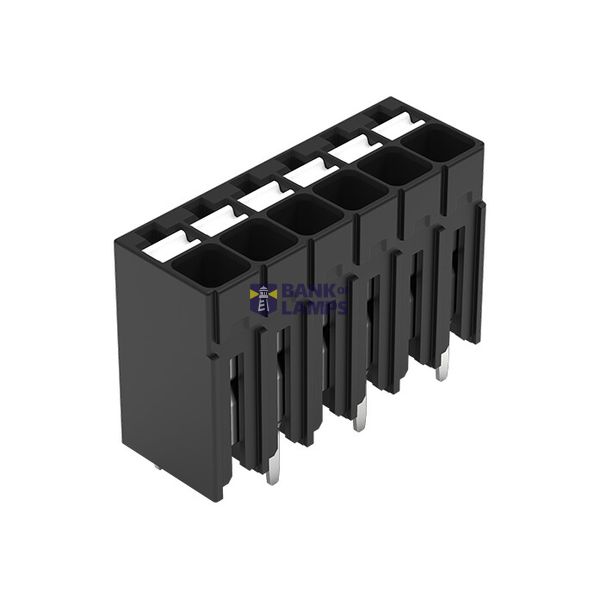 THR PCB terminal block push-button 1.5 mm² black image 1