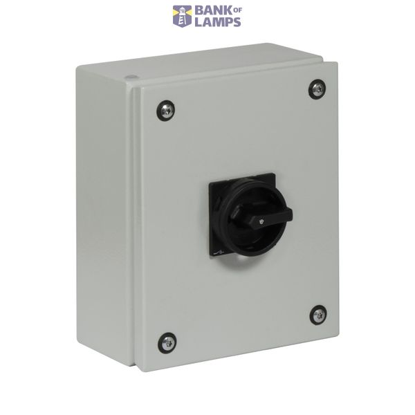P3 Main switch, 80 A,Surface mounting, 3 pole, Form SE, Black, Door co image 1