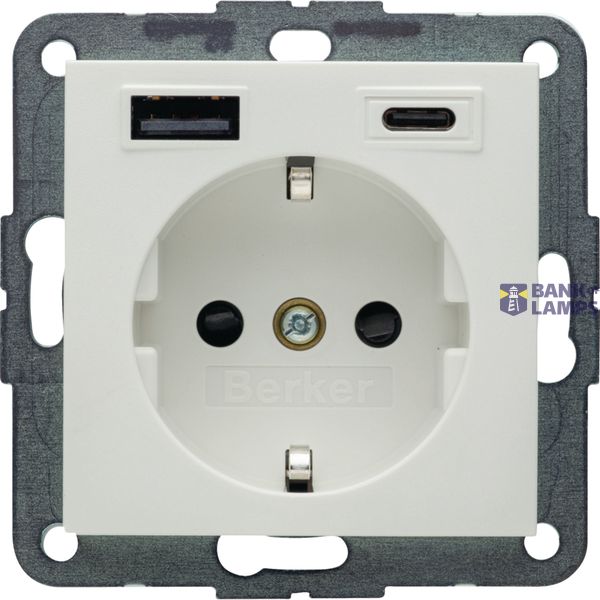 WCD RA, USB A + USB C (PD), charger S.1/B.3/B.7 polarwit mat image 1
