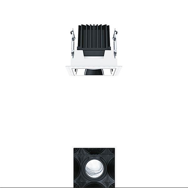 PANOS INF Q100V 15W 930 LDO SP-AL TL - LED ceiling-recessed luminaire image 1