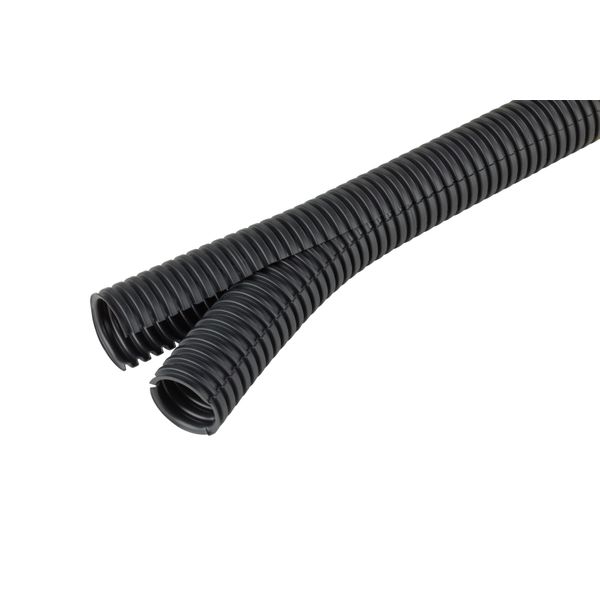 Afsluitbare flexibele buis met sleuf; zwart; image 1
