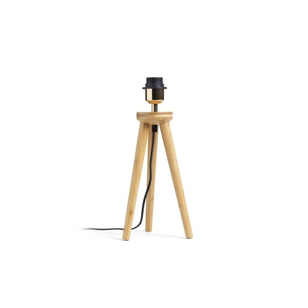 BASCO table base bamboo 230V LED E27 15W image 1