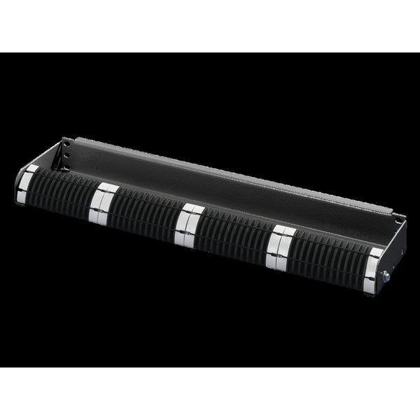 Fibre-optic cable management panel, 1 U, 1 U, RAL 9005 image 2