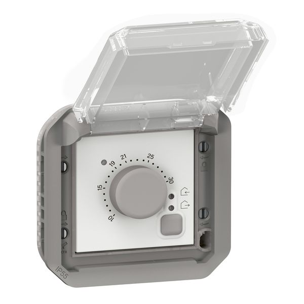 PLEXO ELECTRONIC THERMOSTAT- GREY/WHITE - MECHANISM image 1