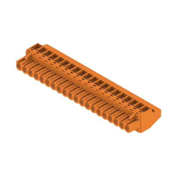 PCB plug-in connector, female plug, 5.00 mm, Number of poles: 20, 90°, Clamping yoke connection, Clamping range, max. : 4 mm², Box image 2