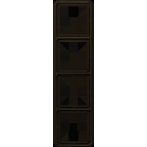 4-gang frame, brown CD584BR image 4