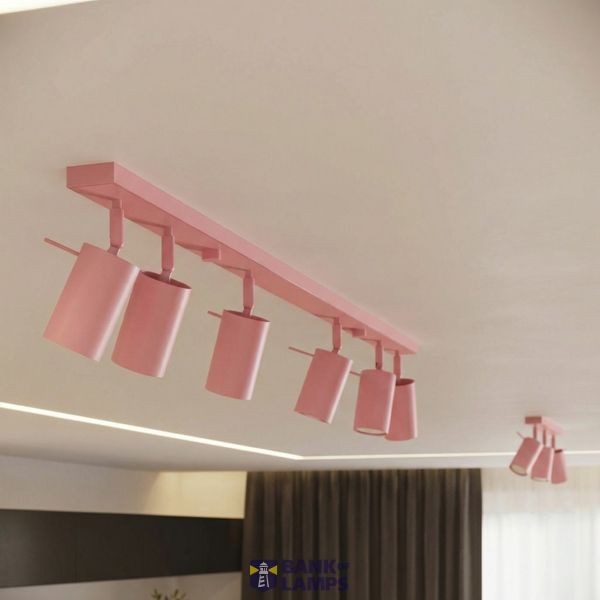 Ceiling lamp RING 6L pink image 10
