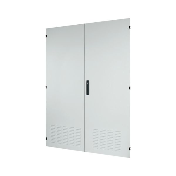 XTSZDSKV4S-H2000W1350 Section wide door, ventilated, HxW=2000x1350mm, double-winged, IP42, grey image 2