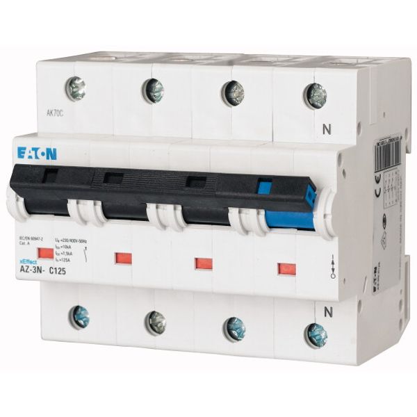 AZ-3N-C80 Miniature circuit breaker (MCB), 80A, 3p+N, C-Char image 1