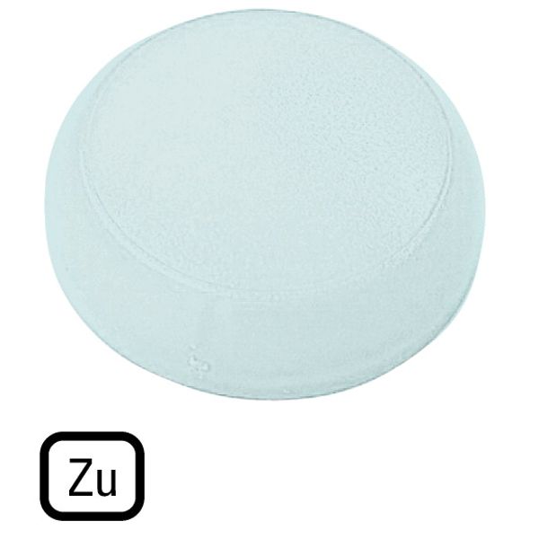 M22-XL-W-D2 Lens, indicator light white, flush, TO image 1
