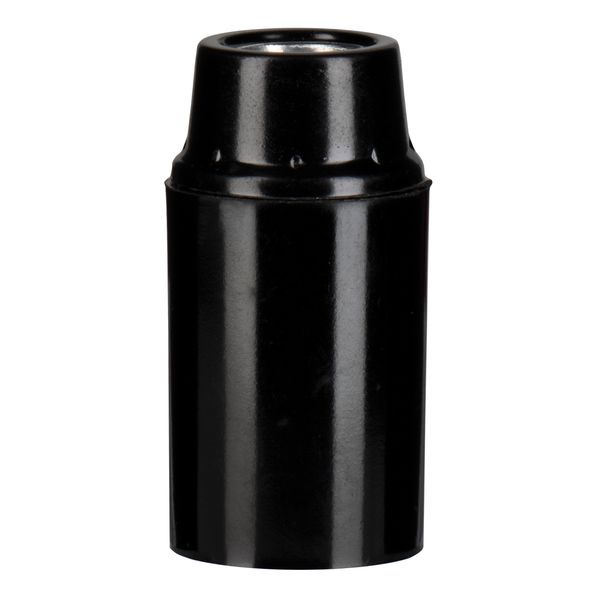 Lampholder E14 Bakelite Plain Black image 1