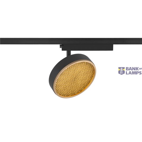 GRIP! FLAT, 1~Spot, PHASE, round, 2700/3000K, 16W, bl/gold image 1