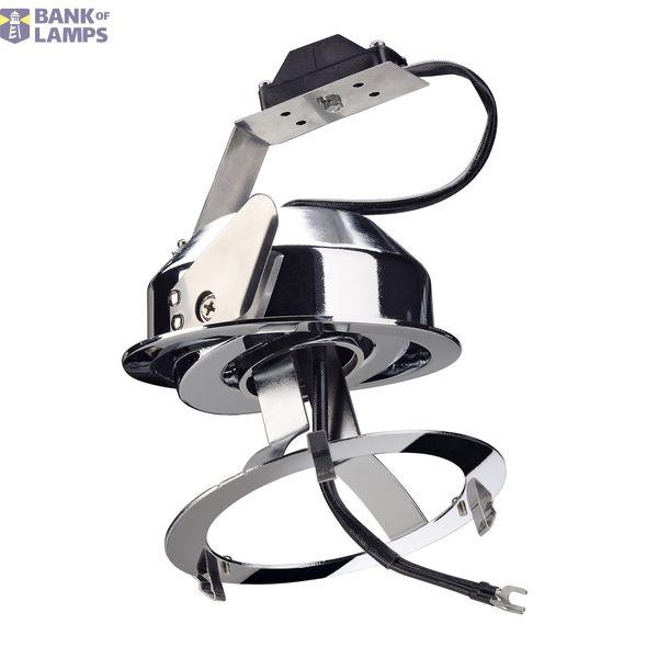 TWISTER QRB111 downlight, round, chrome, max. 75W image 1