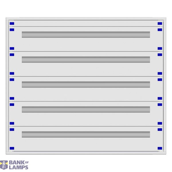 Distribution board insert KVN 60mm, 5-21K, 5-rows image 1