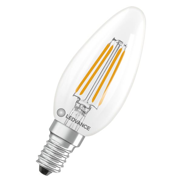 LED Classic B 40 Filament P 3.4W 840 Clear E14 image 1