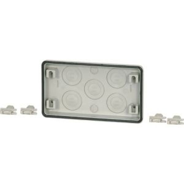 FL3-3 Flange, knockout, 1x M16, 5x M40/25HxWxD=116x250x23mm image 2