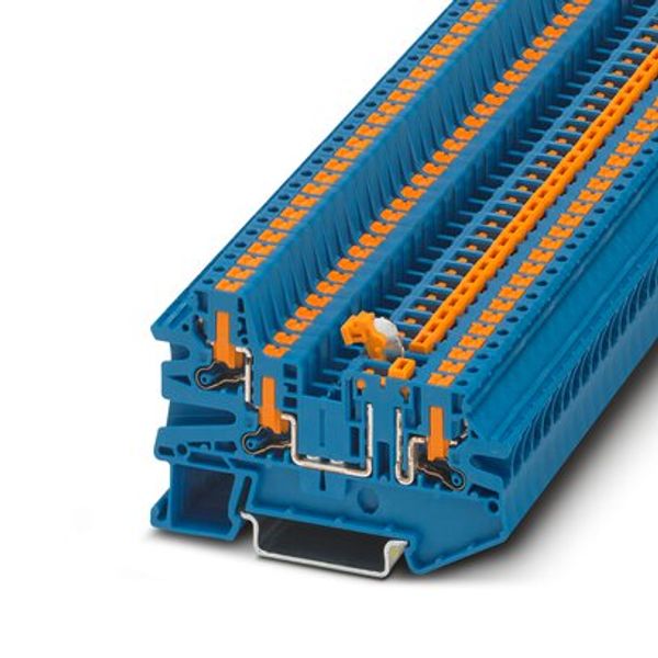 PTV 2,5-TWIN-MT BU - Knife-disconnect terminal block image 4