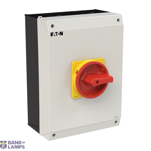 P3 Main switch, 80 A,Surface mounting, 4 pole, Form I5/SVB, Red, Door  image 4