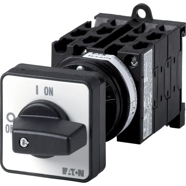 T0-5-8361/Z Changeoverswitches, T0, 20 A, rear mounting, 5 contact unit(s), Contacts: 10, 60 °, maintained, With 0 (Off) position, 1-0-2, Design number 8361 image 2