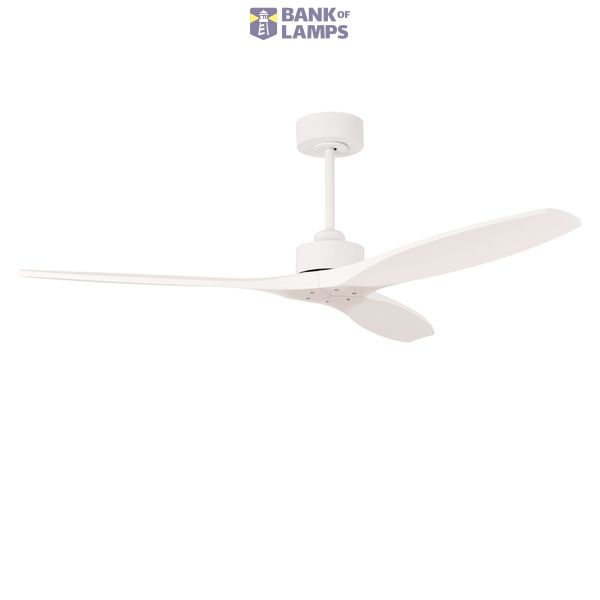 Fan Stem Evo ø1220mm White with White Blades White LED image 1