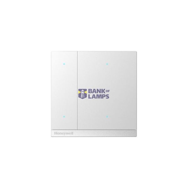 KNX pushbutton 4-fold, satin-finished platinum image 1