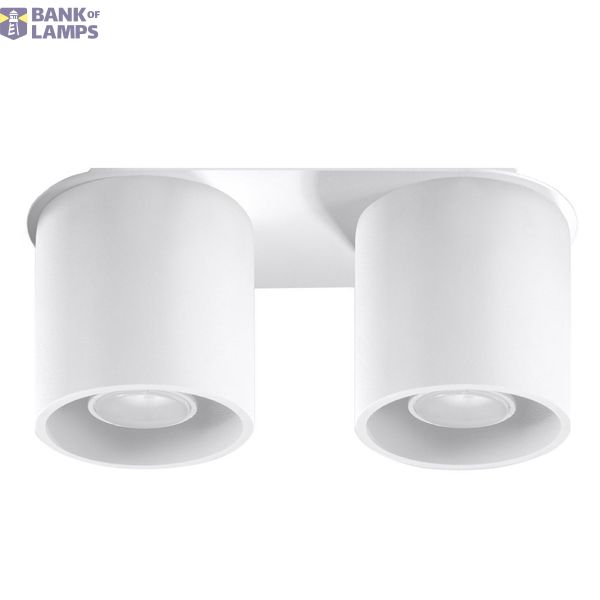 SPOT ORBIS 2 WHITE GU10 2X40W IP20 image 2