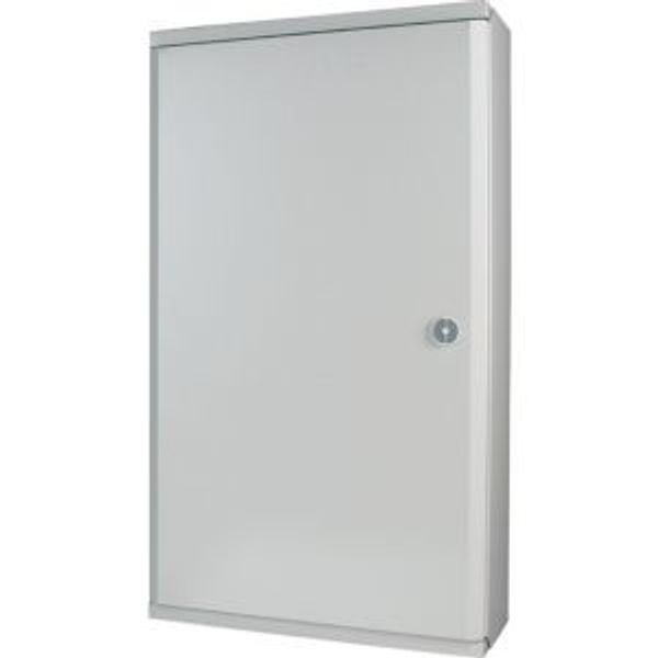 BP-O-800/12-C-W Surface-mount service distribution board with three-point turn-lock, including DIN rails, front plate with 45-mm cutout, W = 800 mm, H = 1260 mm white image 2