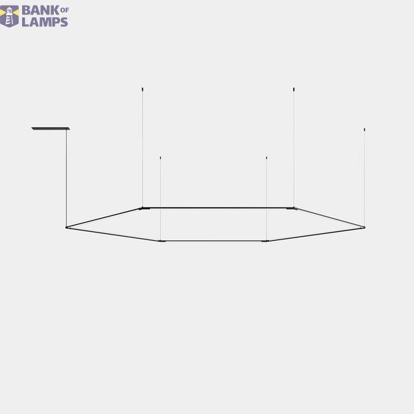 Pendant Tubs Modular LED 231W 8434lm 3000K Black image 1