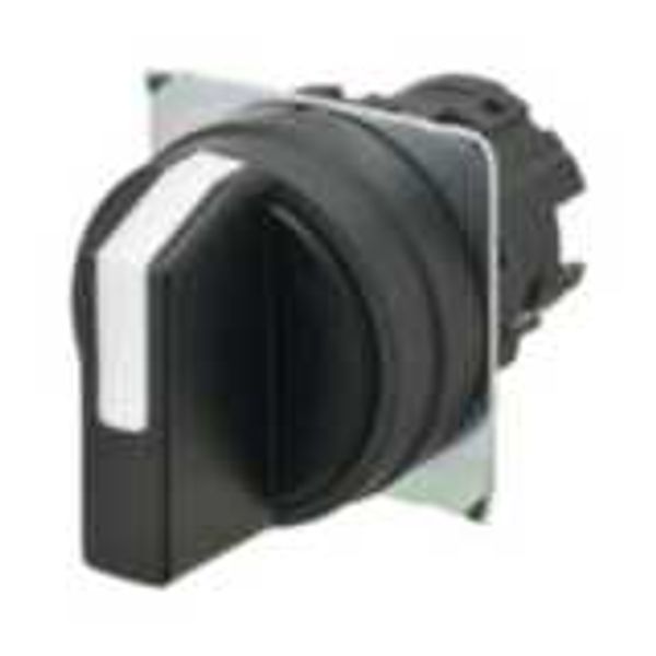 Selector A22NZ 22 dia., 3 position, NON-Lighted, bezel plastic, auto r A2270498M image 1