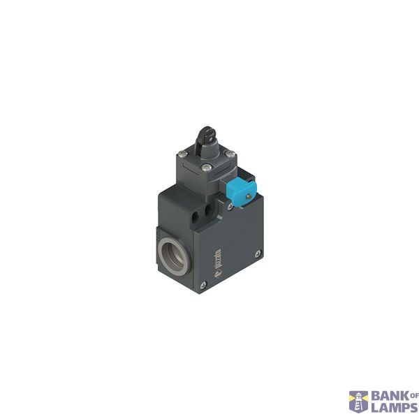 Position switch with roller piston plunger and reset device image 1