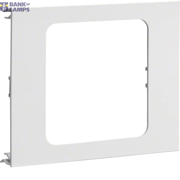 Pre-cut lid 1gang,BRA70132,pure white image 1