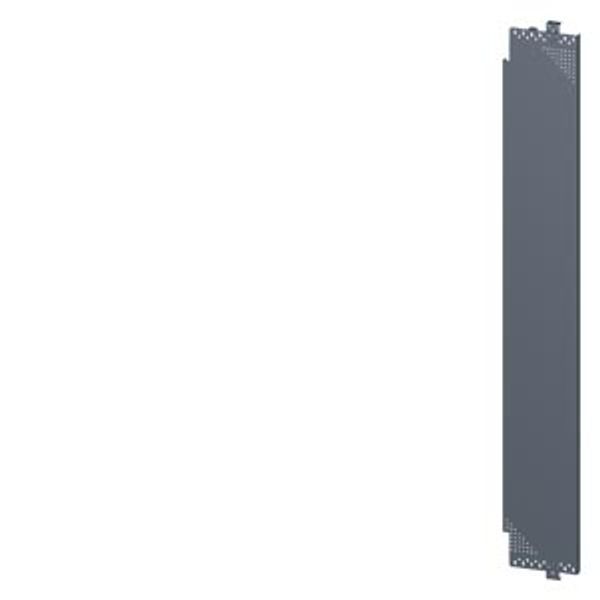 SIVACON, mounting plate, for cabinet side, perforated, D: 400 mm, H: 1800 mm, zinc-plated The image 1