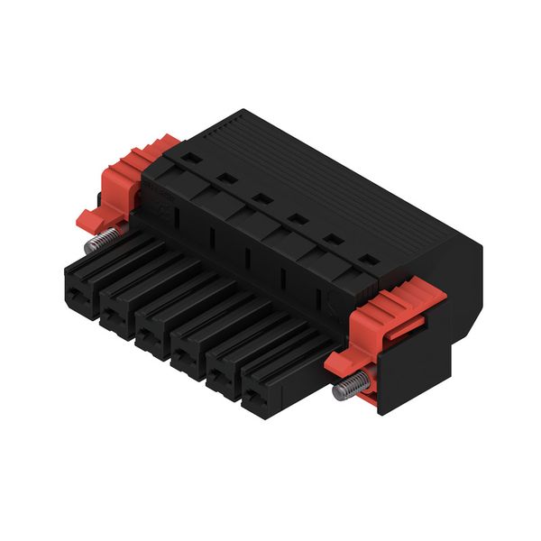 PCB plug-in connector, female plug, 7.62 mm, Number of poles: 6, 180°, PUSH IN without actuator, Tension-clamp connection, Clamping range, max. : 10 mm², Box image 3