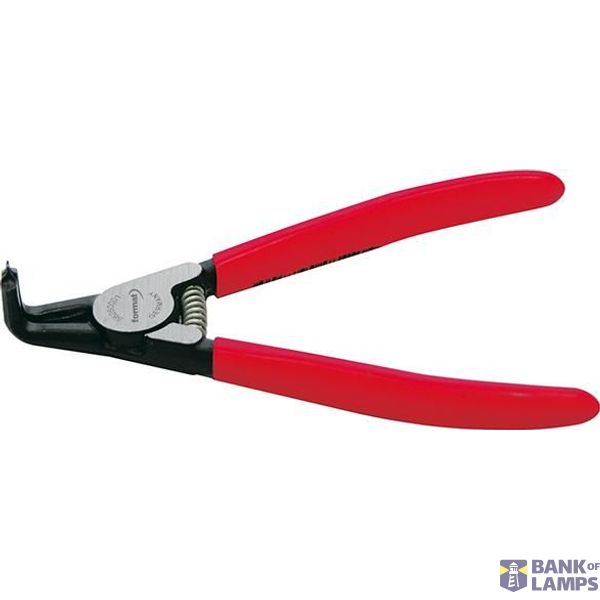 Snap ring pliers, bent A01 125mm external FORMAT image 1